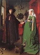 Jan Van Eyck Betrothal of the Arnolfinis china oil painting reproduction